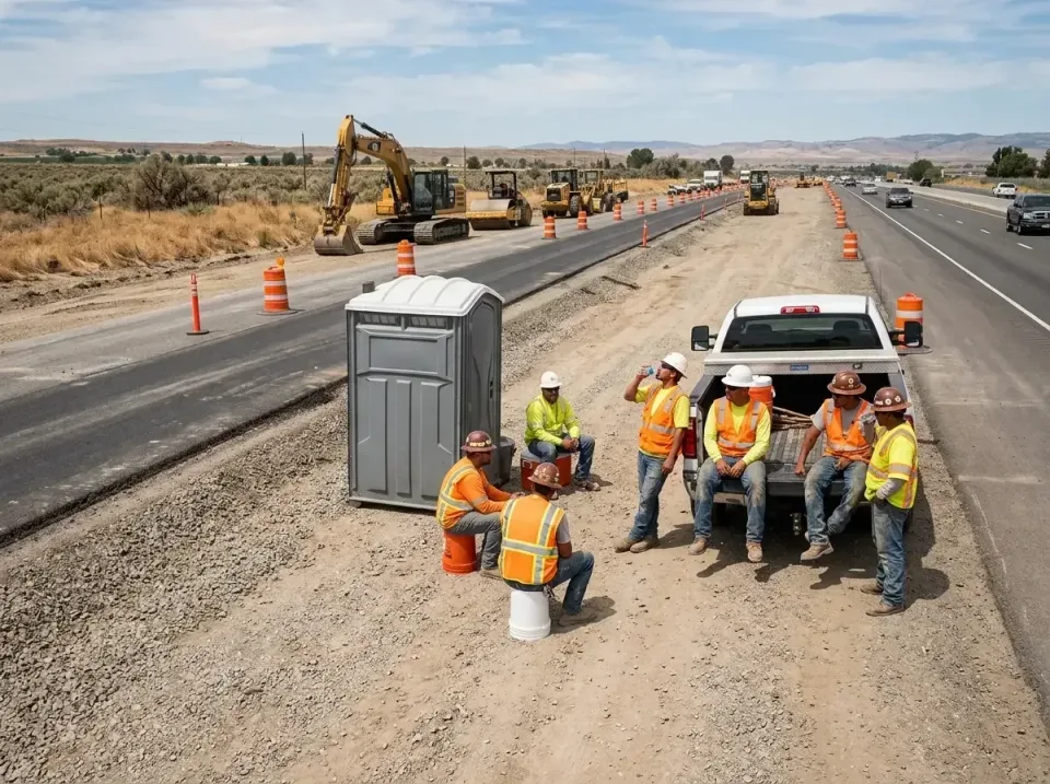 highway-road-construction-crew-007 — frequently asked questions, Porta Potty and Restroom Rentals in DeCordova, TX